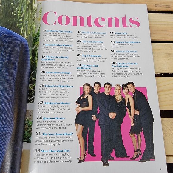 MAGAZINE Matthew Perry 1969-2023 NEW - Picture 2 of 3